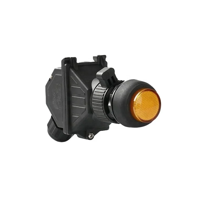 Explosion proof 5V LED flashlight push button switch