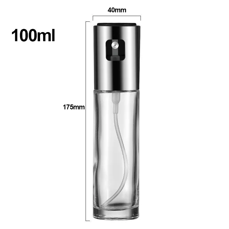 100ml Transparent Kitchen Cooking Oil Spray Bottle