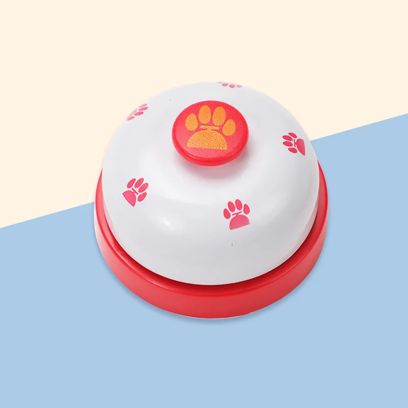Training Bells Metal Dog Paw Print Pet Bells Non-Skid Rubber Base Dog Puppy Pet Potty Pet Interactive Game Toys Tell Bell