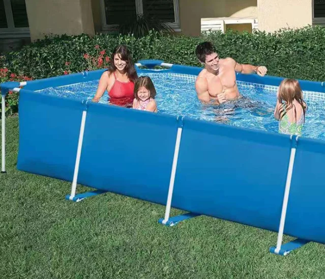 260*160*65 см albercas высокое качество ПВХ Прямоугольная оправа Piscina Открытый Бассейн легко установить! Наземный