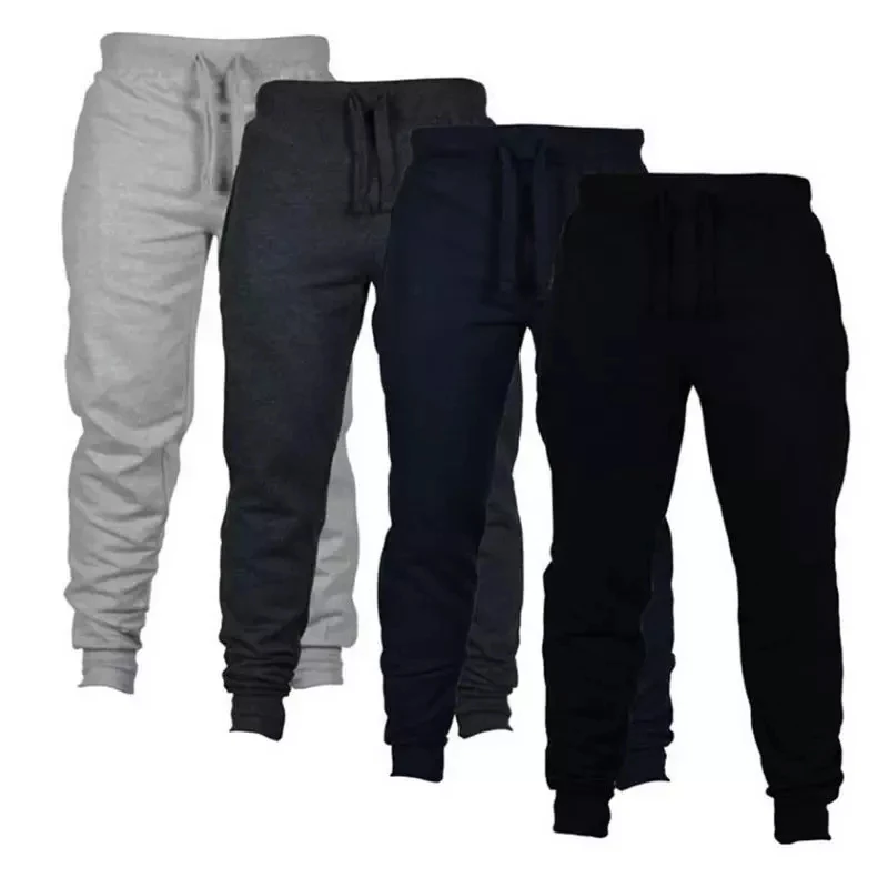 PT742 Mens Joggers Casual Pants Fitness Men Sportswear Tracksuit Bottoms Skinny Sweatpants Trousers Black Gyms Jogger Track Pant