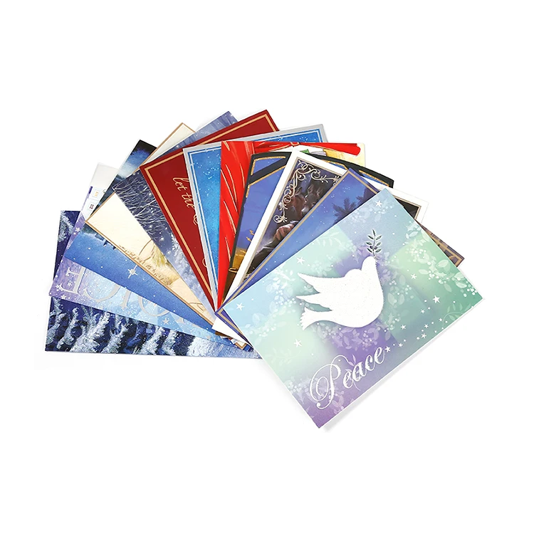 Custom assorted greeting cards birthday christmas cards New Year Party Invitation Cards