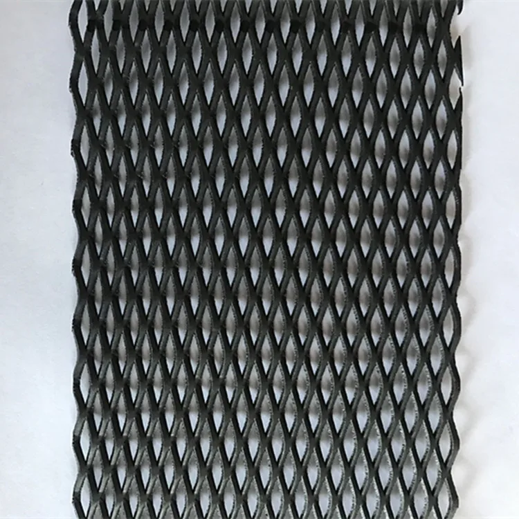 Diamond hole titanium/nickel flatend expanded sheet metal wire mesh