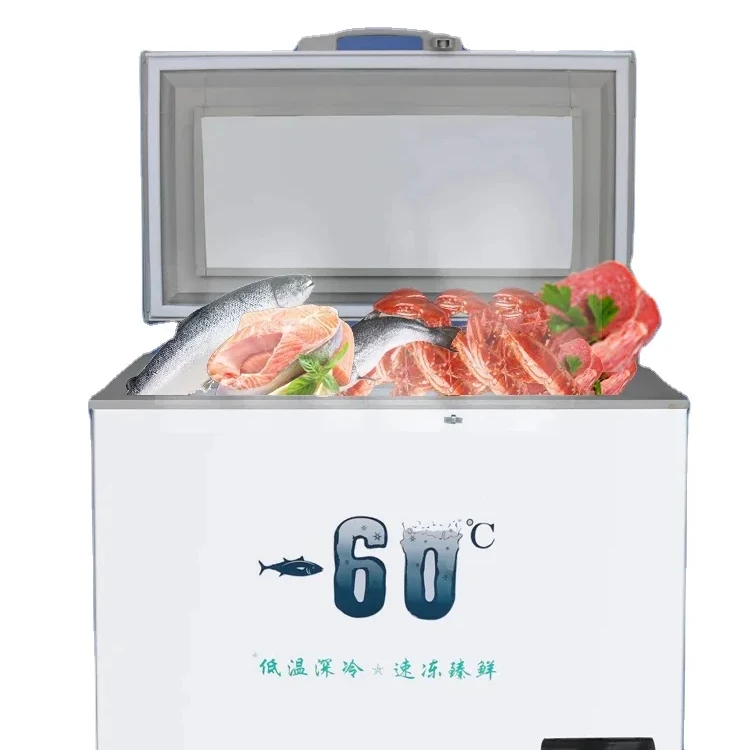 318L Commercial Deep Freezer Refrigerator Display Chest Freezer Ultra Low Freezer