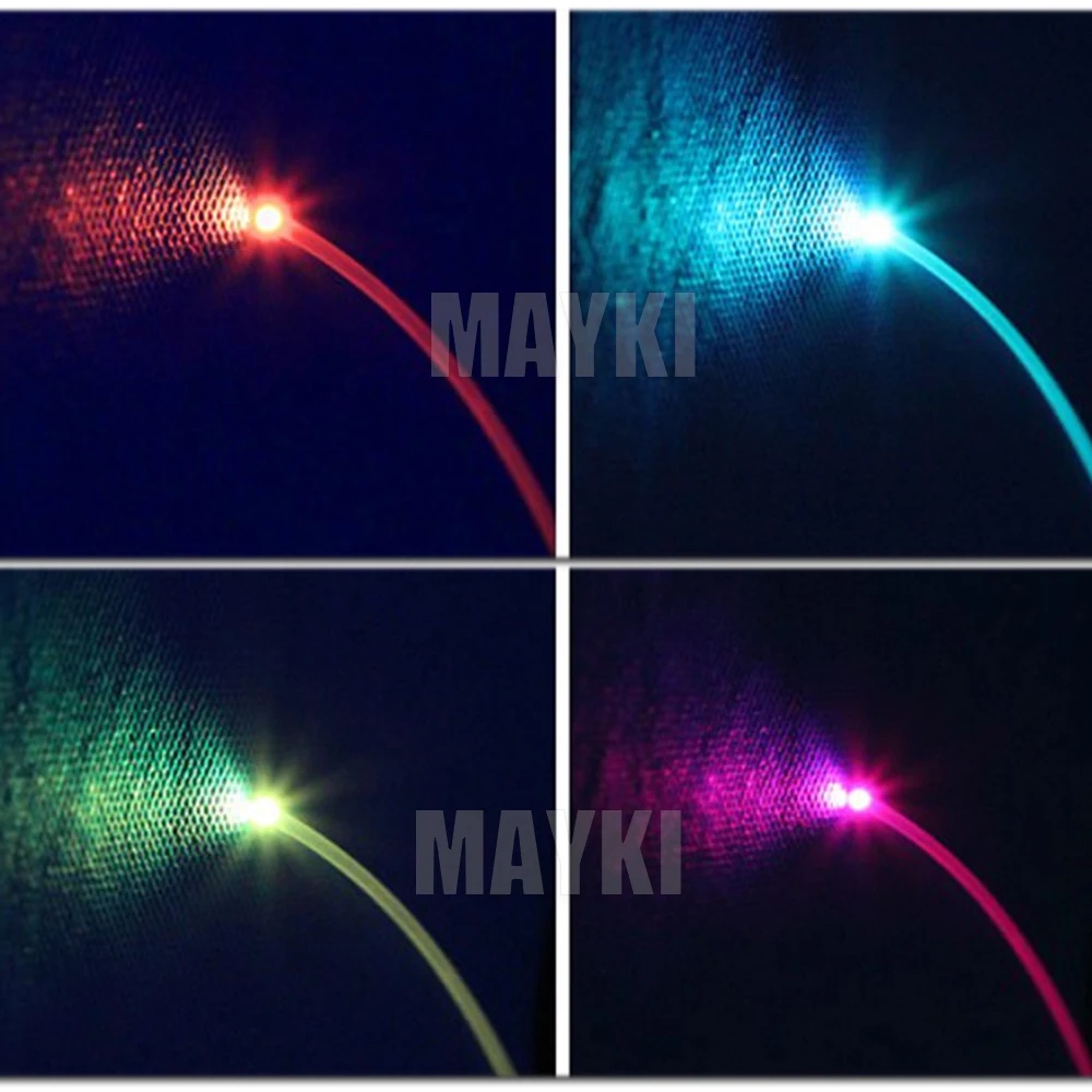 Indoor Decoration 12.0mm Solid Core Lighting High Quality Polymer Fiber Optic Side Glow Cable