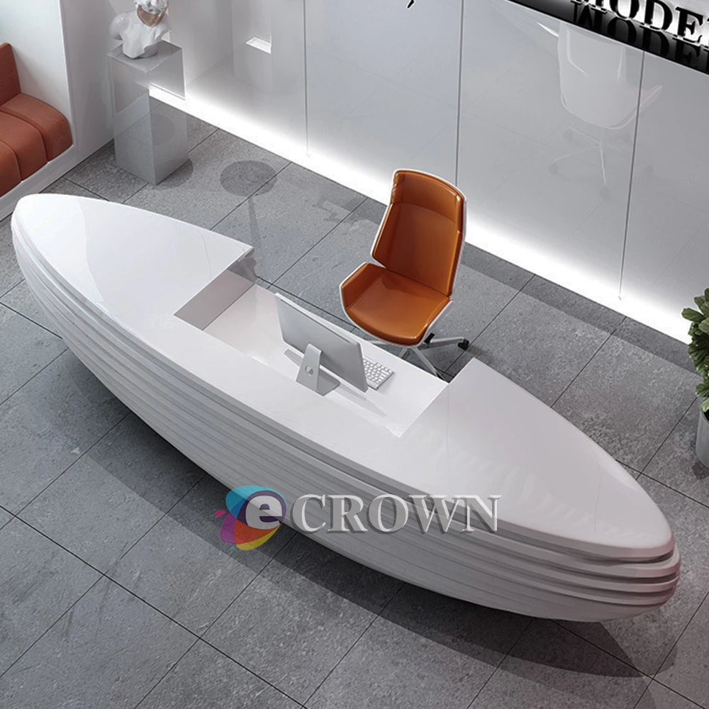 Reception for shop design showcase cashier counter desk Luxury Checked reception