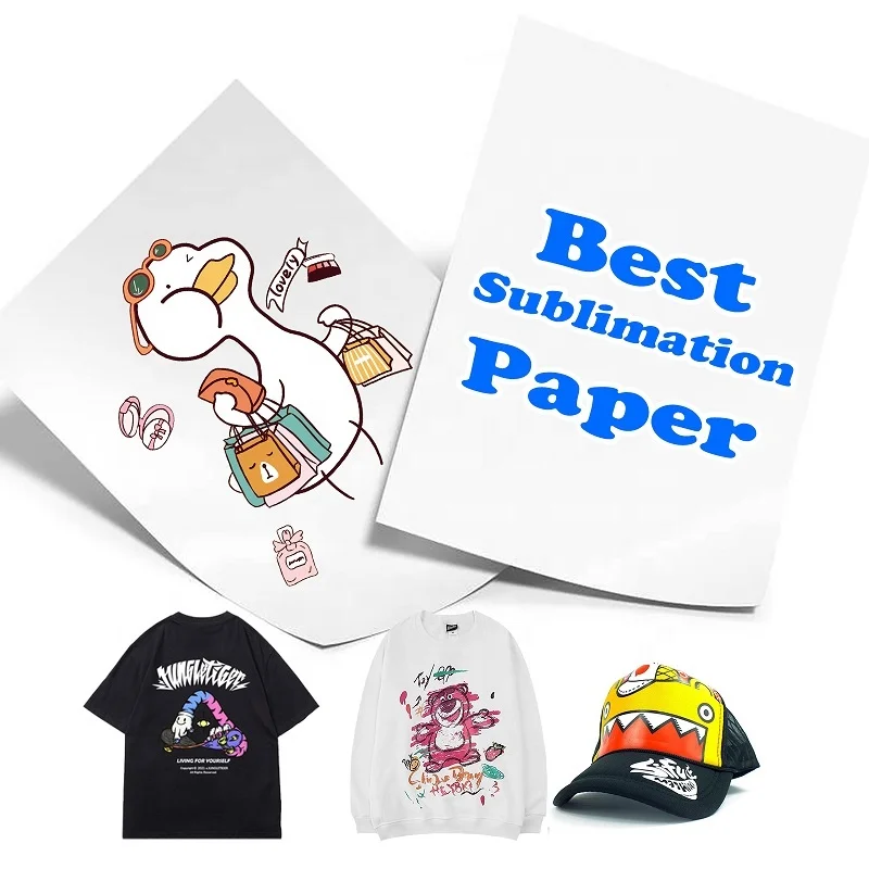 hot peel sublimation transfer paper sheets papier transfert for t shirt