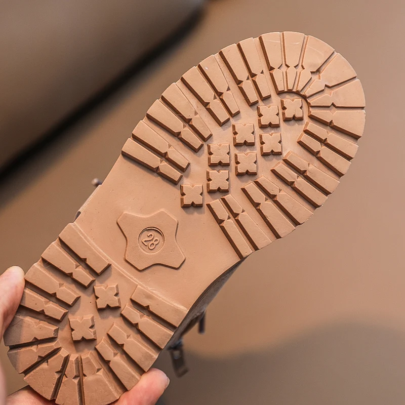 New 2023 Factory Winter Wholesale High Quality Leather Baby Boots Factory Customize High Top Low Prices Toddler Boy Shoes