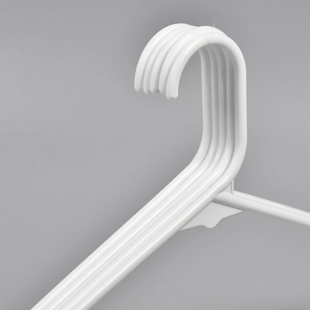 Wholesale Cheapest Price Standard Durable White Plastic Shirt Hanger Clothes Hangers For Cloths