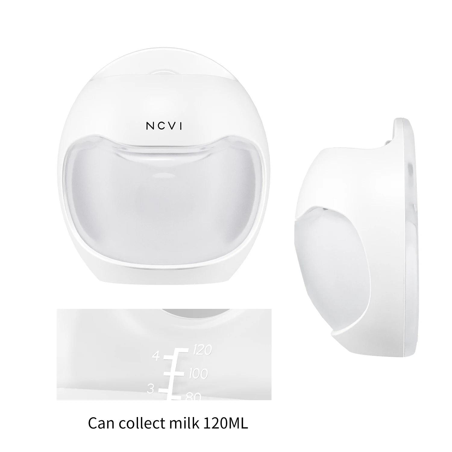 Factory Outlet Food Grade 120ml Manual Wearable Breast Pump Accessories Silicone Breast Milk Collector