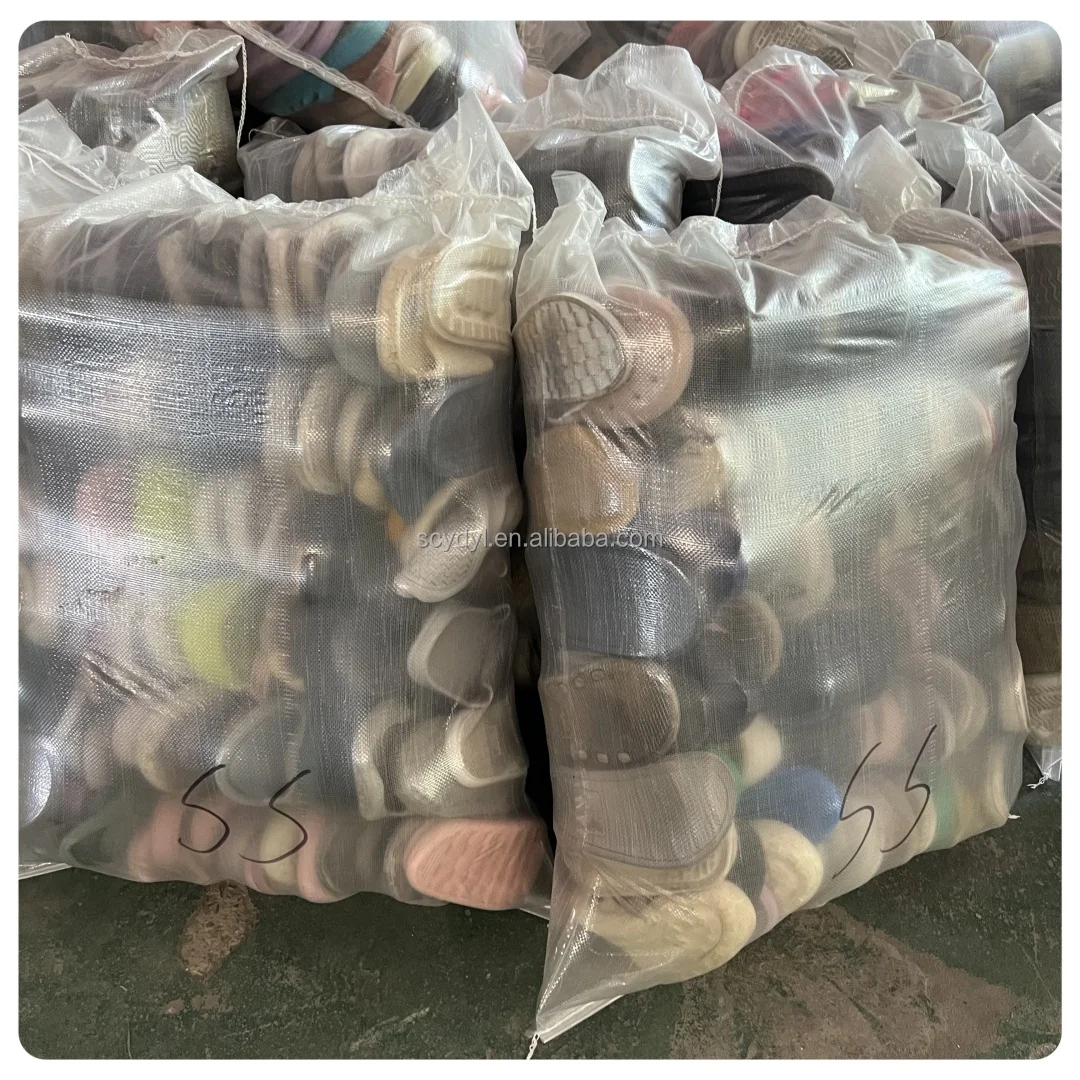 S16 Second hand slipper summer sandals bale fashion casual toe slides vacation outdoors used wholesale cheap slipper flat