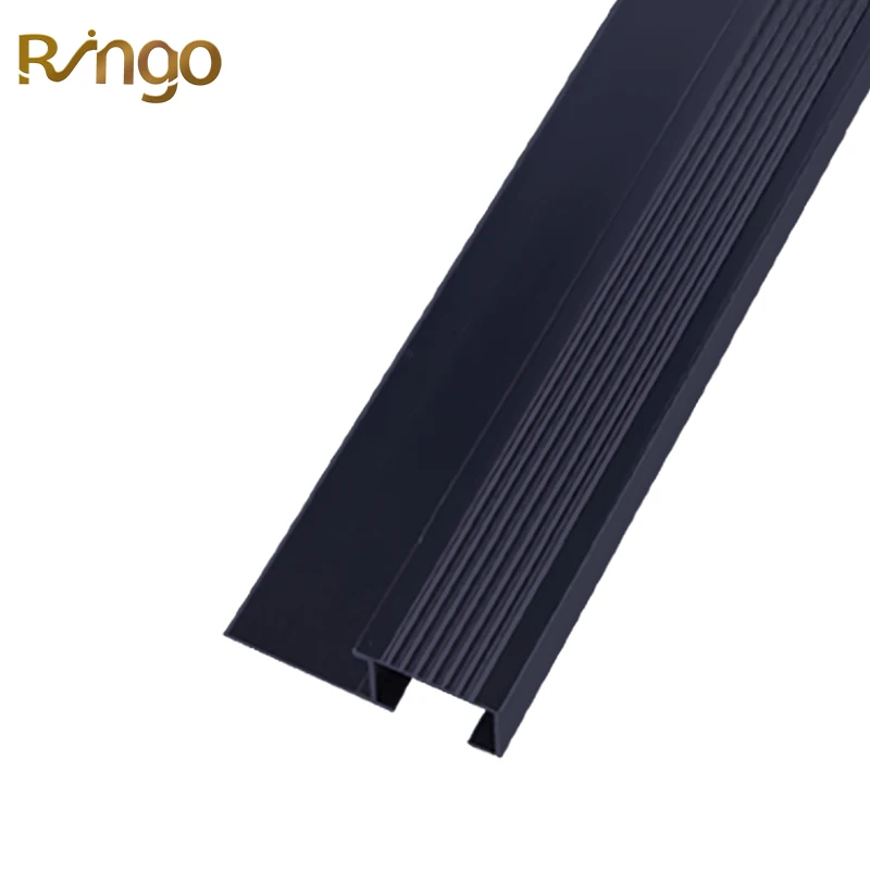 Foshan Ringo Decoration Metal Ceramic Tile Corners Trim Anti Slip Aluminum Stair Nosing Edge