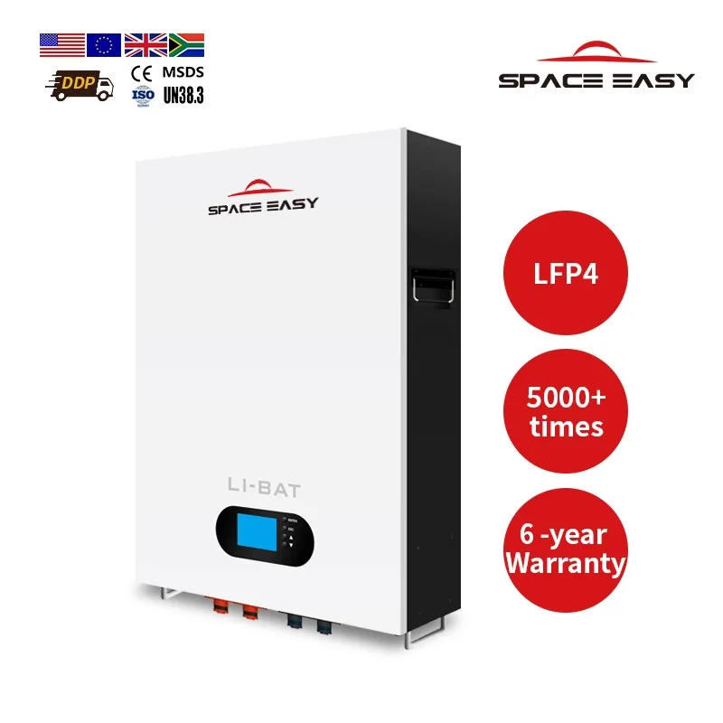 24v 48v 50ah 100ah 200ah 400ah литий-ионный Аккумулятор lifepo4 2 5 кВтч 10 20 аккумулятор настенный