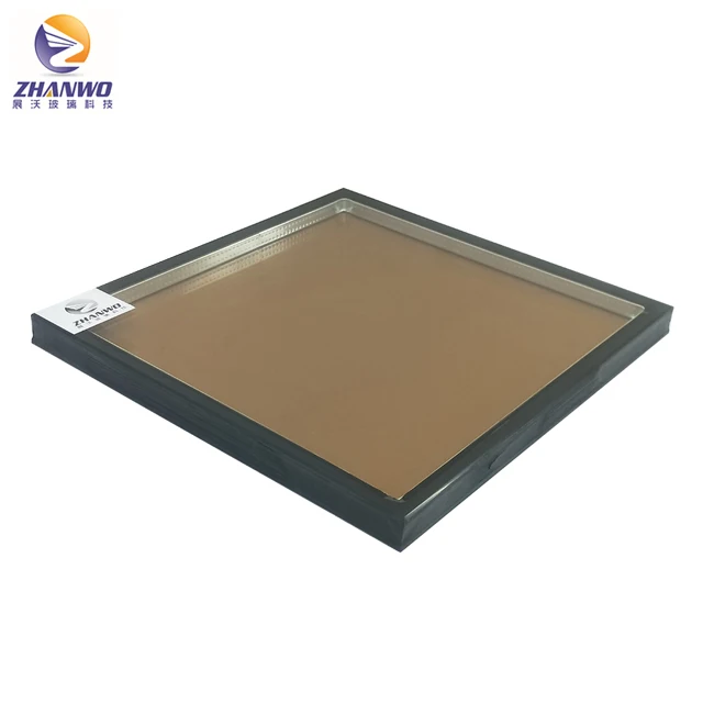 6mm light blue low-e hard coat+12A+6mm clear tempered insulated glass for skylight windows doors curtain wall with good price