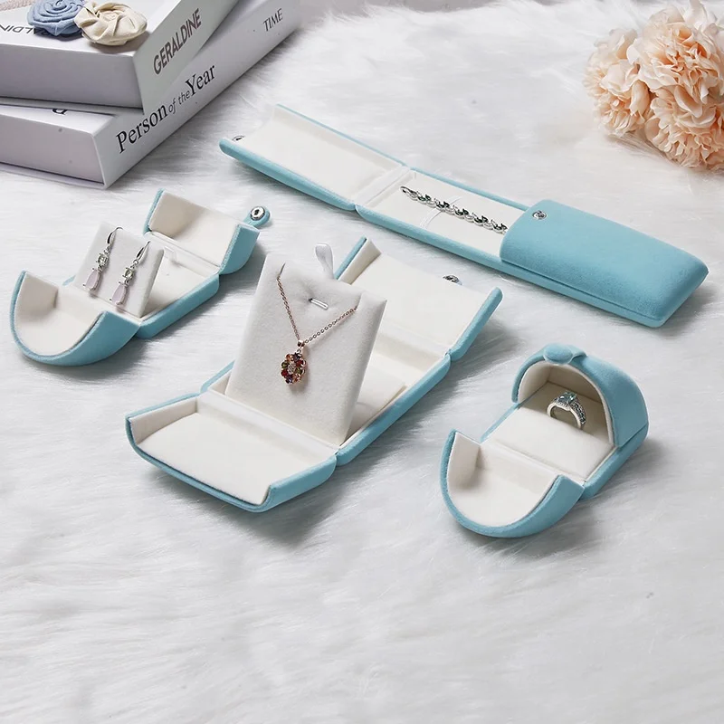 Wholesale Luxury Ring Necklace Logo Customized Jewelry Gift Box