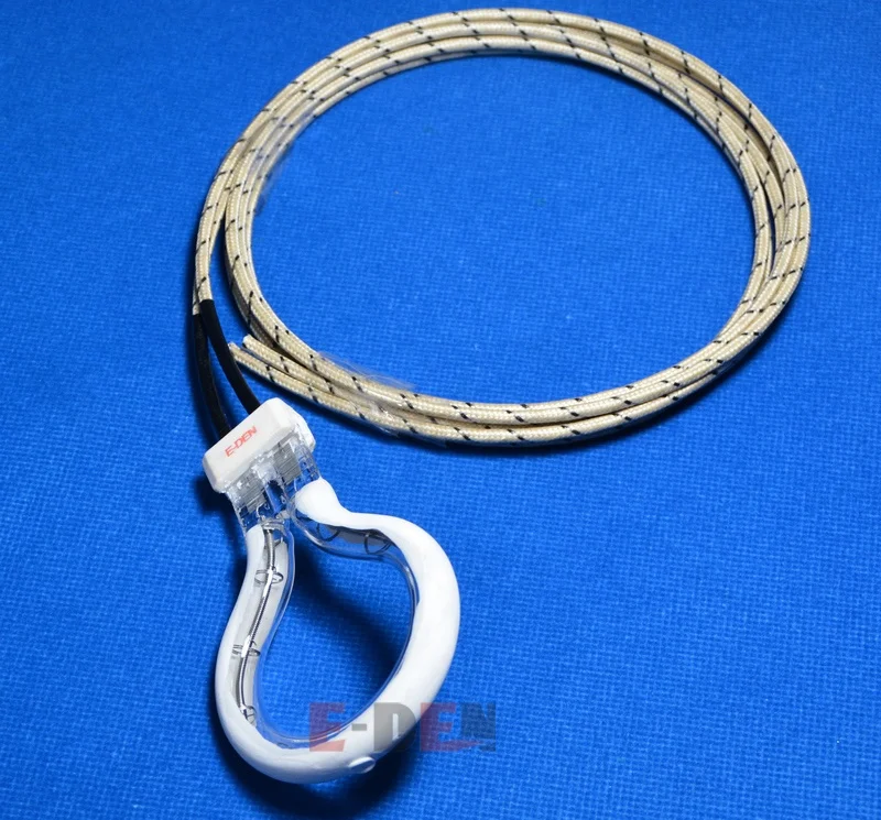 Gold Reflector Twin Tube IR Emitter Lamp High Efficiency Infrared Heating Emitter Lamp