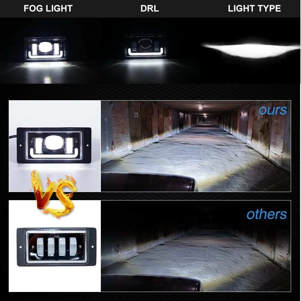 Car accessories Led Fog Lamp For Lada VAZ 2111, 2112, 2113, 2114 ,2115 30W *2PCS Led Fog Lights For Chevrolet Niva