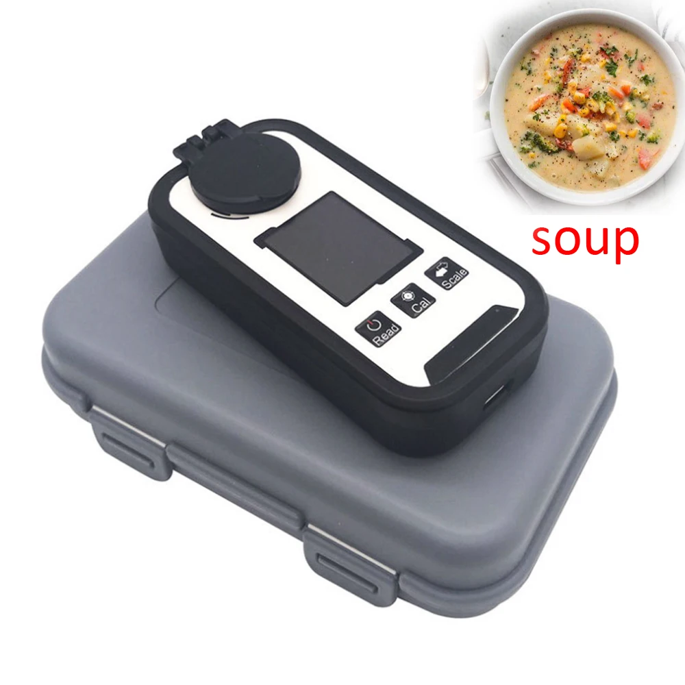 MSDR-P2-201 auto digital refractometer salinity portable handheld refractometer cooking food soup atc salinity refractometer