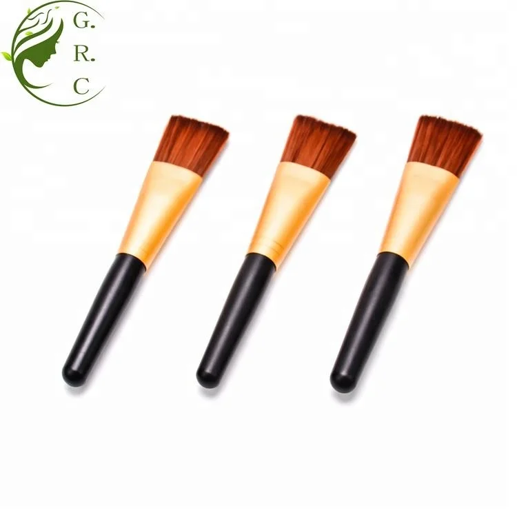 Skincare Custom-Logo-Face Mask -Brushes Single Private Label Black White Pink Single Mini Facial Clay Mask Brush
