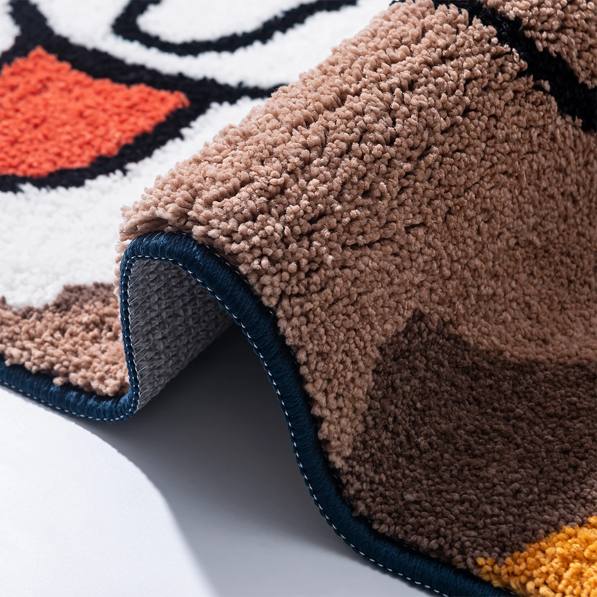 DADA customized waterproof bath mat microfiber polyester shaggy bath mats