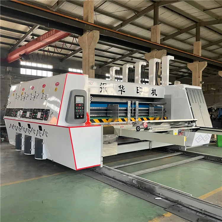 ZH SYKM Automatic Carton Box Making Machine 4 Colors Flexo Corrugated Automatic Printing Slotting And Die Cutting Machine