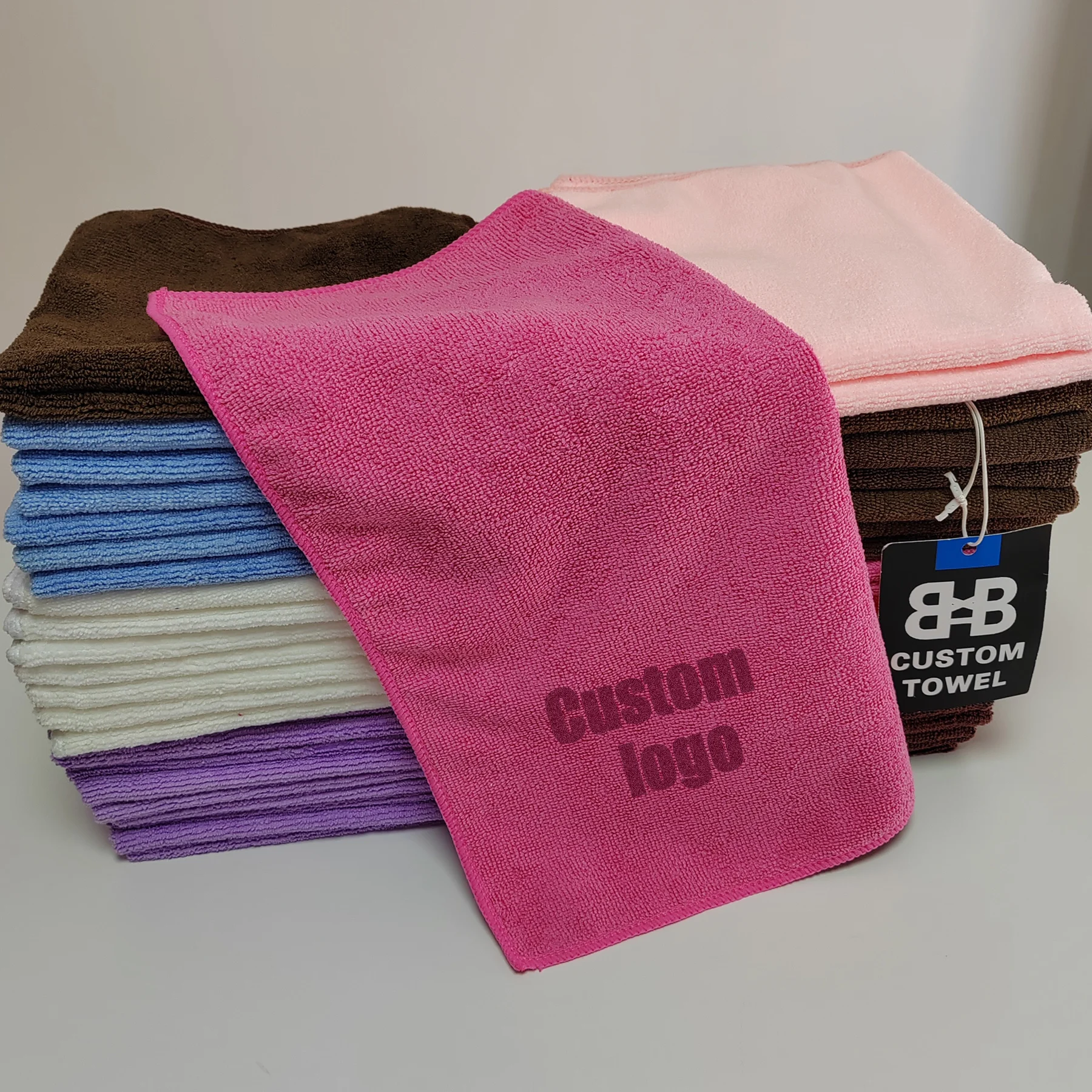 premium 350gsm Car Wash Towel Microfiber Cleaning Cloth 40*40cm