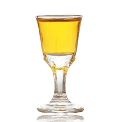 Whole sales custom logo 10ml shot glass for liquor vodka baijiu