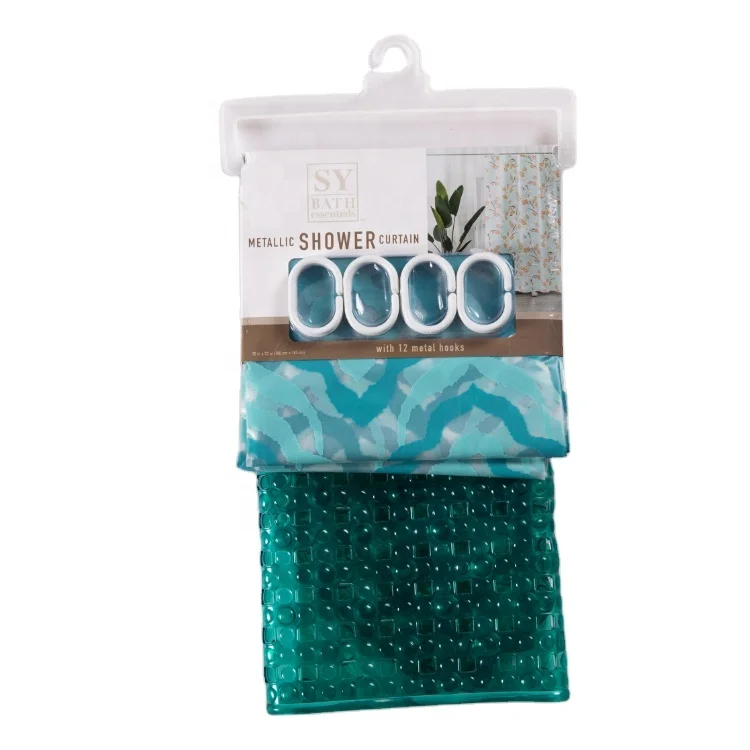 Набор занавесок для душа/коврик из ПВХ