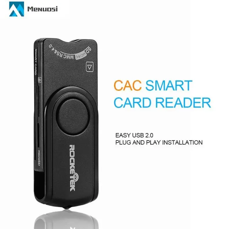 Rocketek SIM card reader multifunction USB chip EMV smart card reader