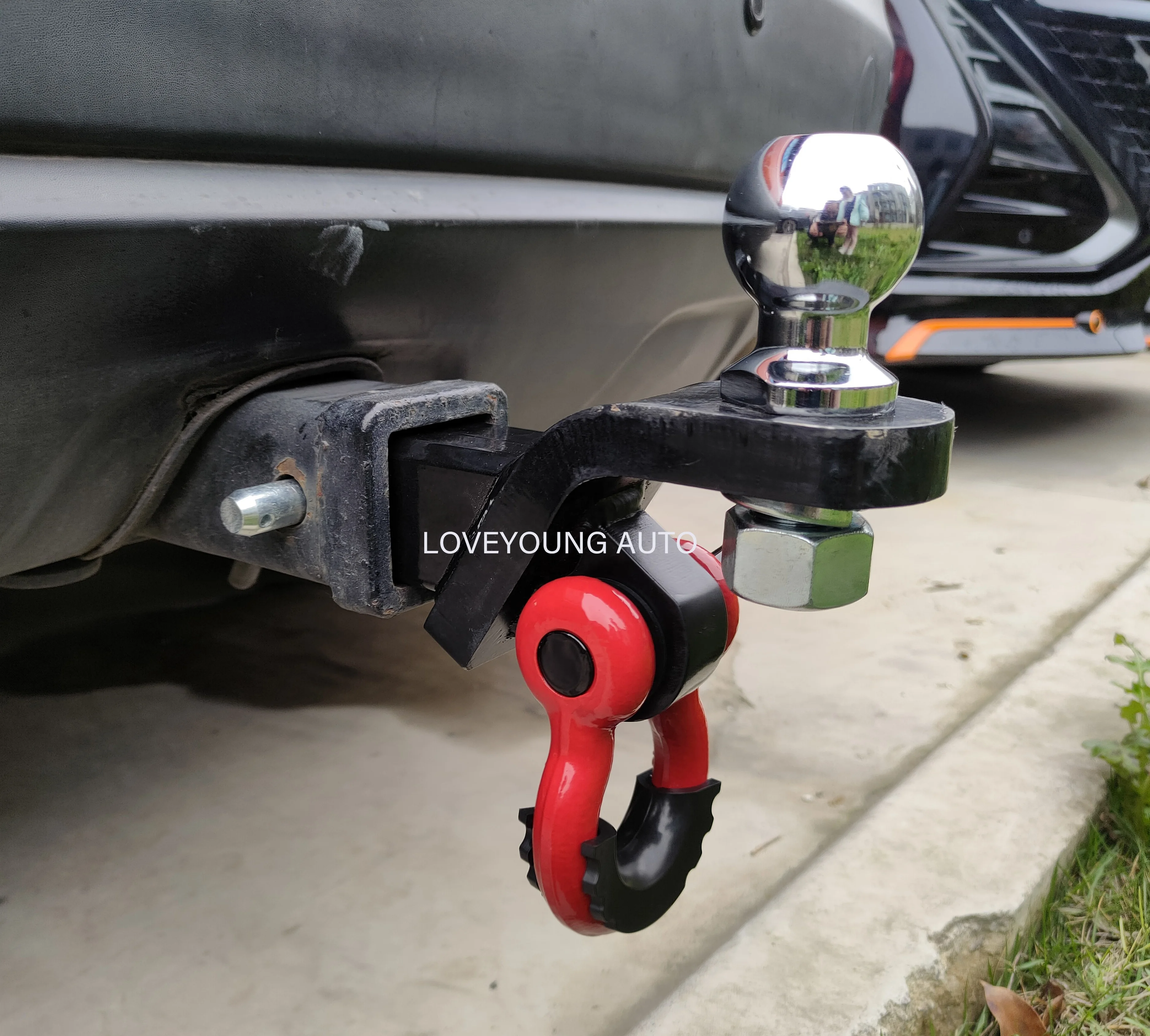Different type New Adjustable towing Trailer Hitch Ball Mount with 3T D shackle