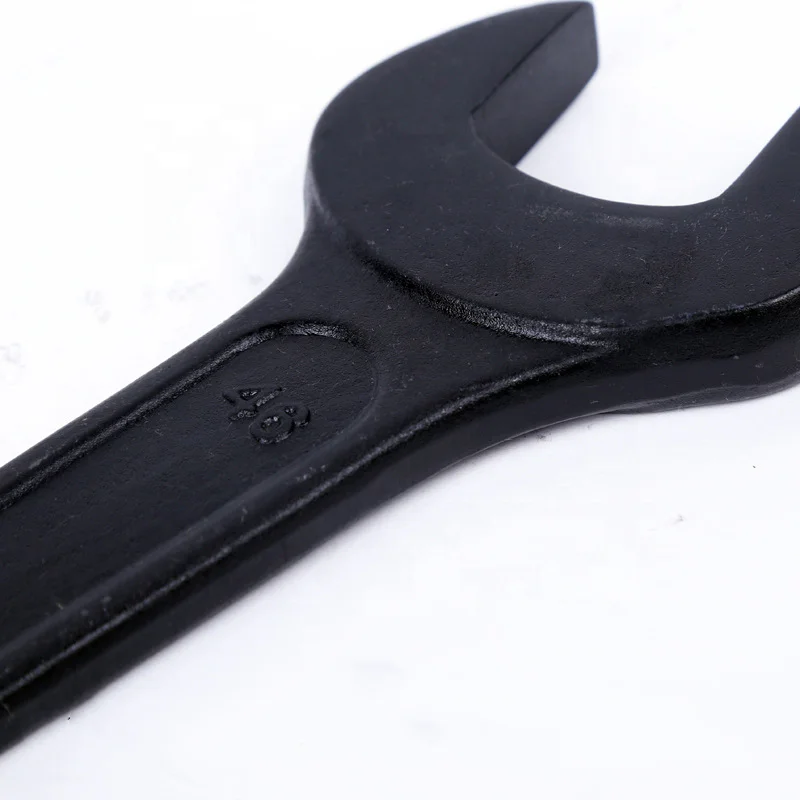 Heavy Duty Open End Slogging Spanner Wrench Black Finished
