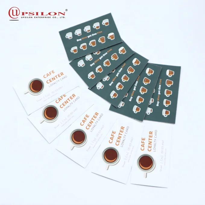 
Blank A4 Easy Tear Off Printing Paper Self Made Loyalty Card 