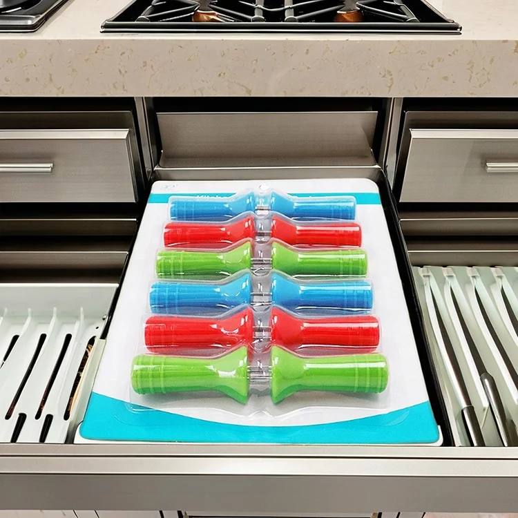 Set of 12 Eco-Friendly Stainless Steel Kitchen Tools BBQ Grill Skewers Corn Cob Holders for Outdoor Food Preparation