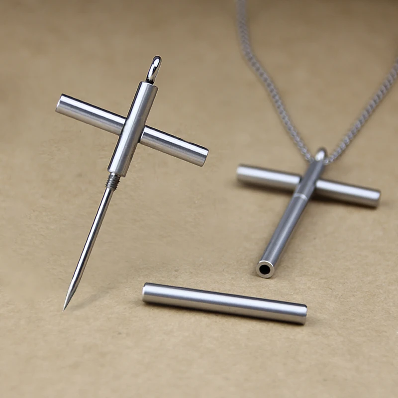 Portable Titanium Toothpicks Pocket Toothpick Metal Toothpick Holder for Outdoor Picnic and Camping Self-defense weapon