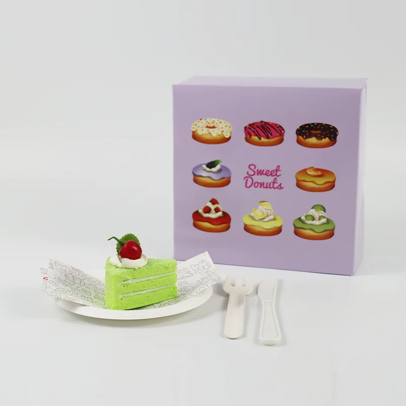 Hot Selling Wholesale Custom Bakery Mochi Donuts Packaging Doughnut Box With Insert