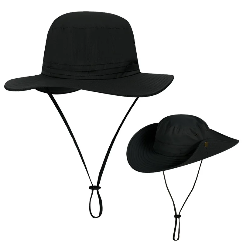 Wide brim oem fisherman hats bucket hat with neck flap for adults