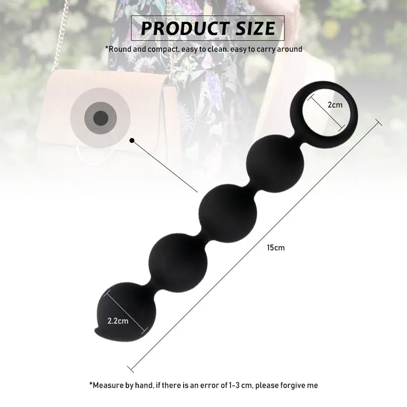 Medical silicone anal plug prostate massage vaginal masturbation Sex Toys For Men And Woman