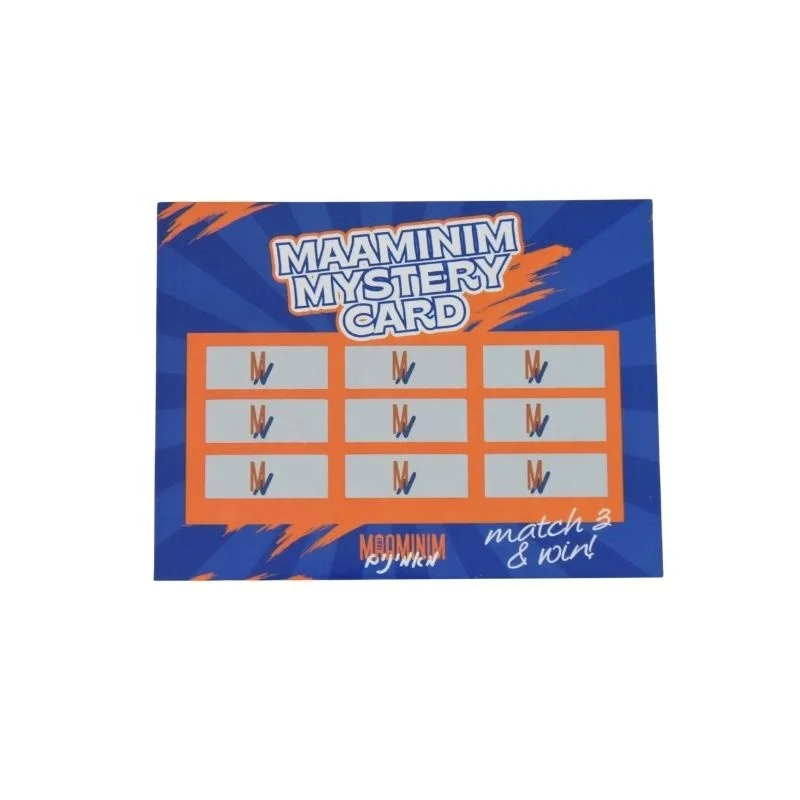 personalized scratch-off cards  two sides cards printing custom coated paper cards printing