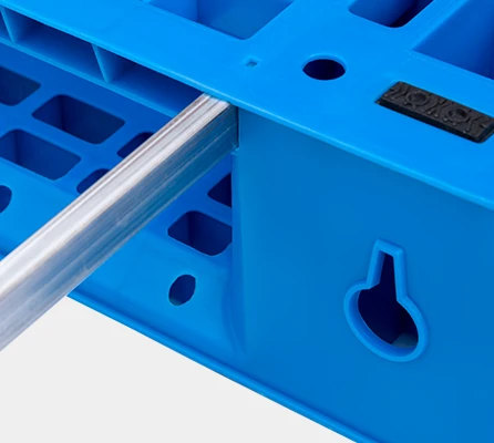 6 полозьев для тяжелых поддонов армированный HDPE перерабатываемый Противоскользящий пластиковый поддон склада и транспортировки
