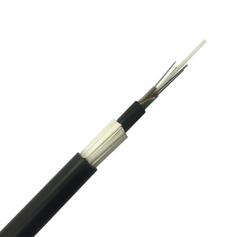 GYFTY73 12 24 36 core single mode glass yarn fiber optic cable anti rat