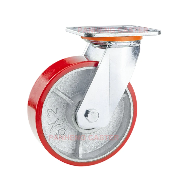 
4 Inch 5 Inch 6 Inch 8 Inch Heavy Duty Pu Caster 