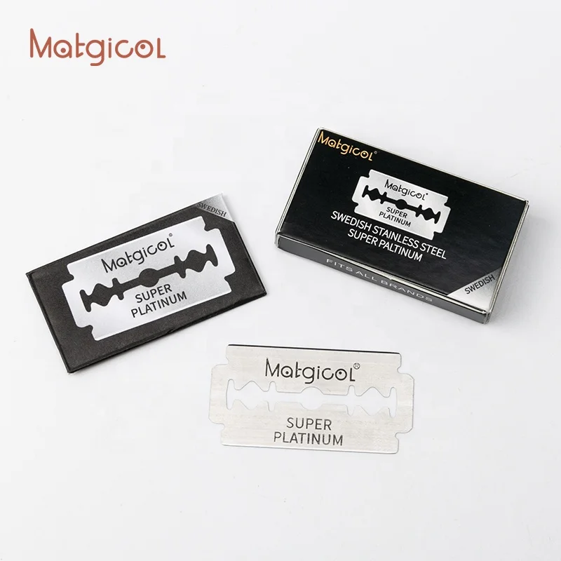 India popular high carbon Sweden stainless steel double edge razor blade