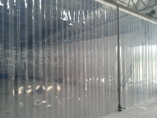 Dust Resistance Warehouse PVC Clear Vinyl Tarps Divider Curtain Walls
