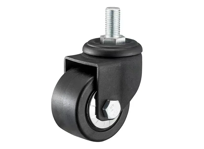 Specializing in the production and wholesale of hot-selling light high quality M5 M6 M8 M10 black plastic fixed wheels