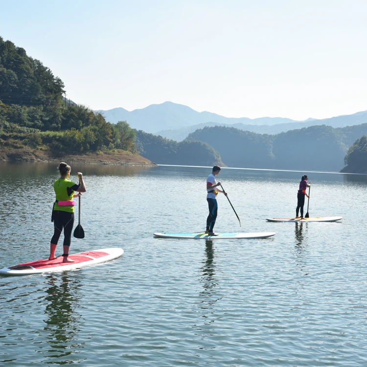 Customized logo wholesale solid molded durable plastic foam fishing hard surfboard paddle sup board paddleboard for yoga