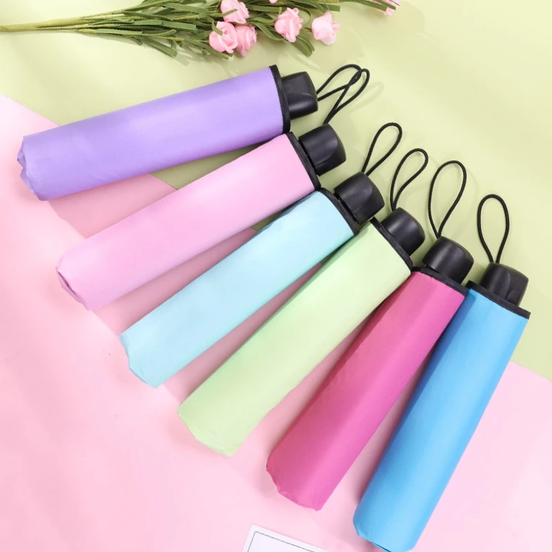 Lotus leaf meets water and blooms sunny umbrella super strong UV protection sun manual fold umbrella
