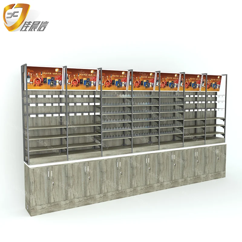 Grocery Store convenient best price Cashier Counter for Grocery Store checkout counter with bag holder