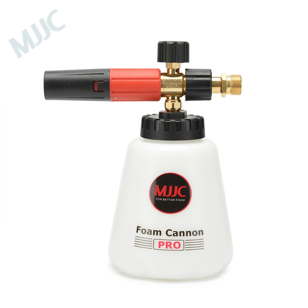 MJJC 1.2L латунная пенная насадка пистолет пенораспылитель Pro с M22x1.5 наружная