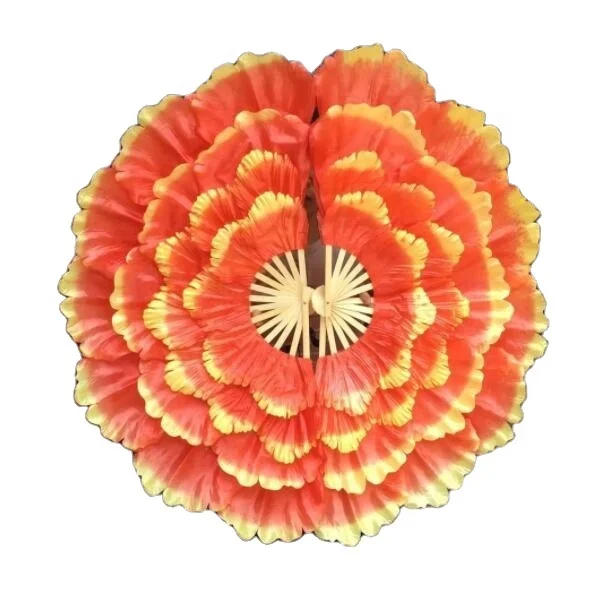 Dance Peony Big Flower Peacock Fan New Dance Costume Group Gymnastics Props Bestdance