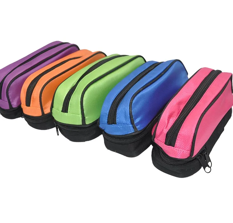 Customized Professional Big Capacity Double Layer Pencil Pen Case for kids Office Pouch for School Pencil Holder for Student